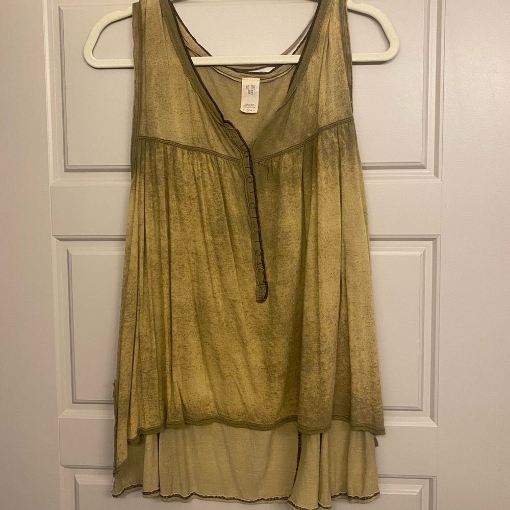 Free People We The Free Olive sleeveless top S